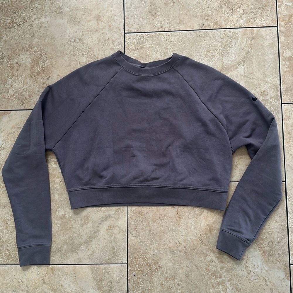 Nike Cropped Just Do It Sweatshirt